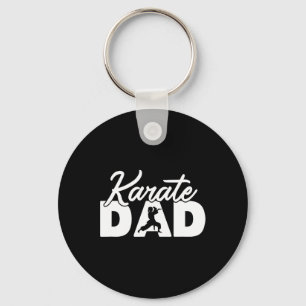 Karate Papa - Funny Karate Dad Gift Keychain