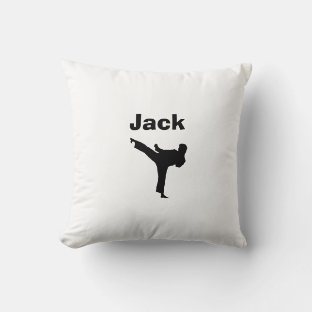 Karate Personalized Pillow (Front)