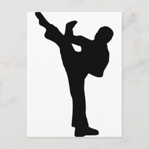Karate Postcard