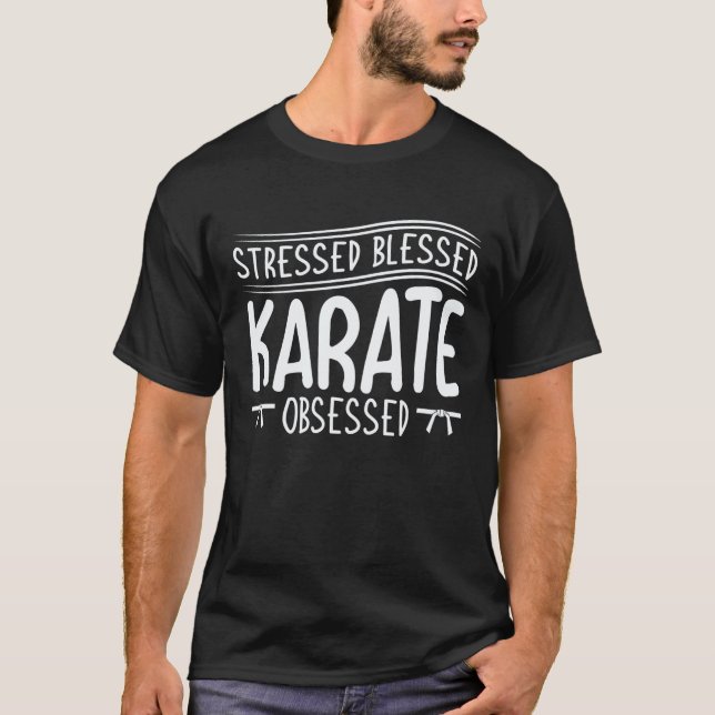 Karate Practitioner Student Trainee Teacher Traino T-Shirt (Front)