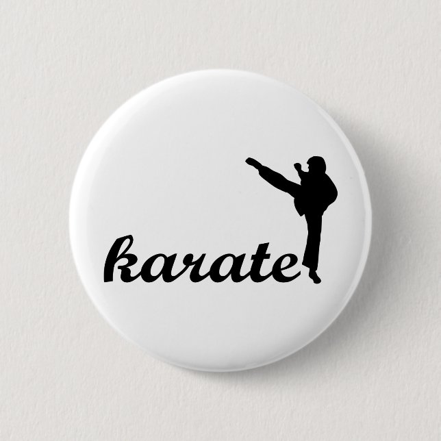 Karate Products! 2 Inch Round Button (Front)