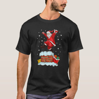 Karate Santa Claus Christmas Kung Fu Taekwondo MMA T-Shirt