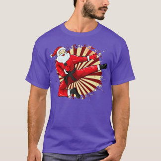 Karate Santa Martial Arts Merry Christmas T-Shirt
