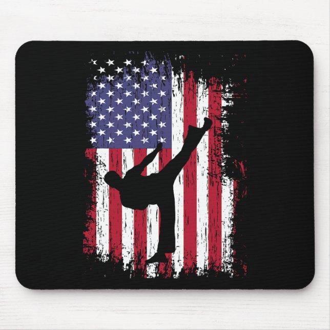 Karate Shirt - Funny Taekwondo  Mouse Pad (Front)