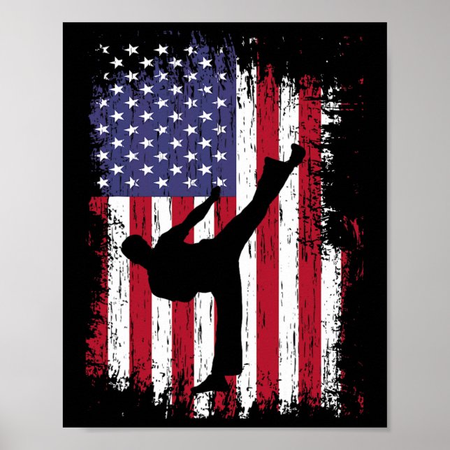 Karate Shirt - Funny Taekwondo  Poster (Front)