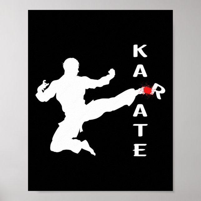 Karate Shirt  Poster (Front)
