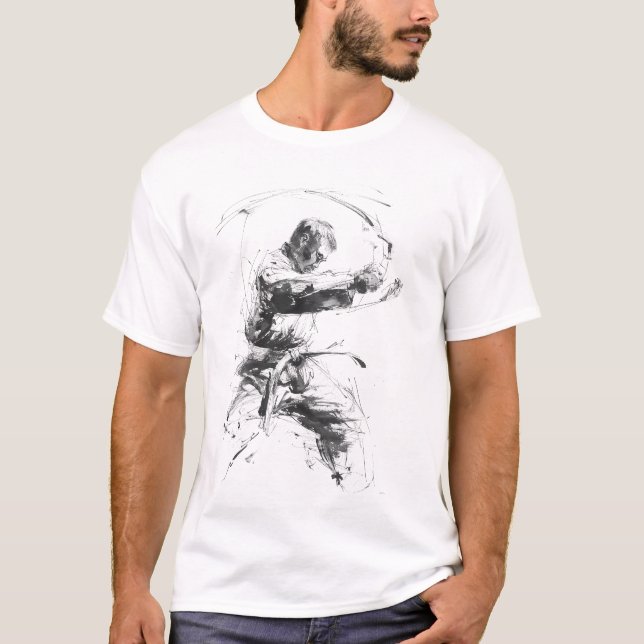 Karate Shotokan encre japonaise - T-shirt (Devant)