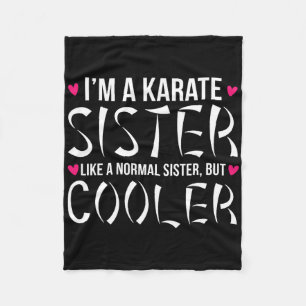 Karate Sister Definition Karate Sis Fleece Blanket