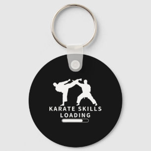 Karate Skills Loading Funny Karateka Keychain