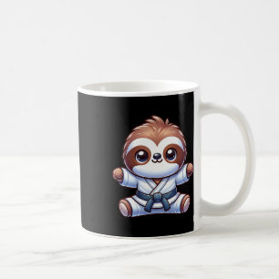 Karate Sloth Adorable Master Martial Art Coffee Mug