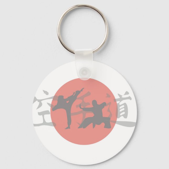 Karate Sun Keychain (Front)