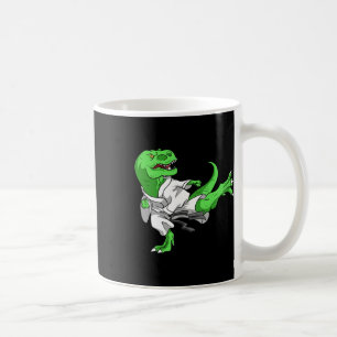 Karate T-rex Dino Student Dinosaur Teacher Karatek Coffee Mug