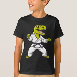Karate T-rex Martial Arts Taekwondo Kickboxing For T-Shirt