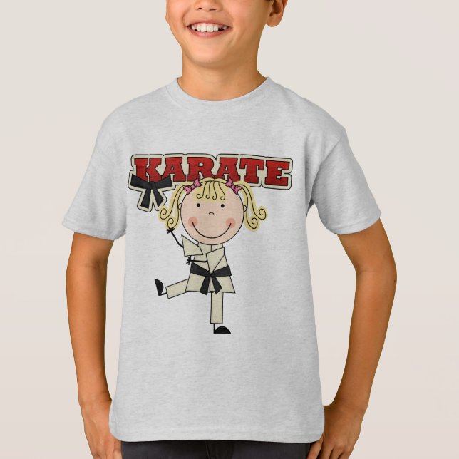 KARATÉ - T-shirts et cadeaux blonds de fille (Devant)