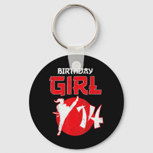 Karate Taekwondo 14 Years Old Birthday Martial Keychain