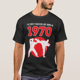 Karate Taekwondo 53 Years Old Birthday Born in 197 T-Shirt