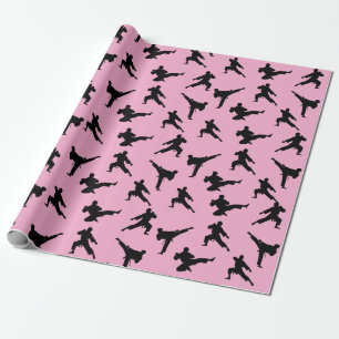 Karate / Taekwondo / judo Personalized Christmas Wrapping Paper