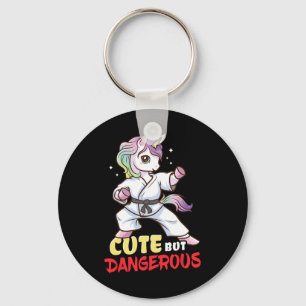 Karate Taekwondo Unicorn Gift Keychain