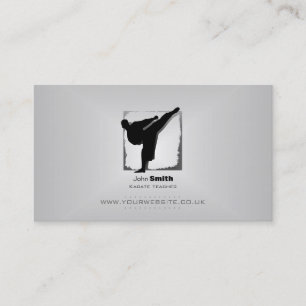 Karate Teacher Business Card