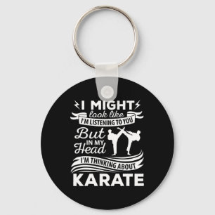 Karate Teacher Karateka Student Martial Arts Lover Keychain