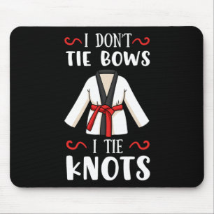 Karate Teacher Karateka Student Martial Arts Red B Mouse Pad