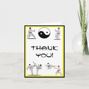 Karate Thank You Note Card