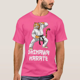 Karate Tiger Okinawa Karate Japanese Martial Arts  T-Shirt