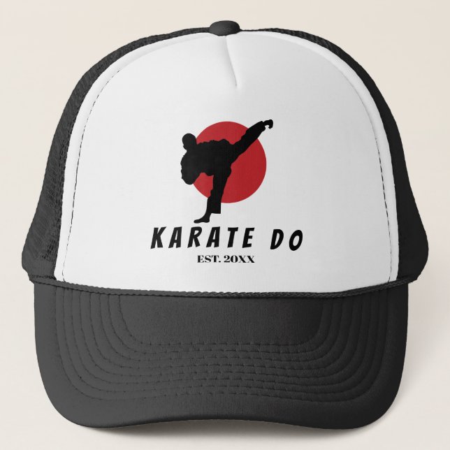 Karate Tournament Cap Martial Arts Hat (Front)