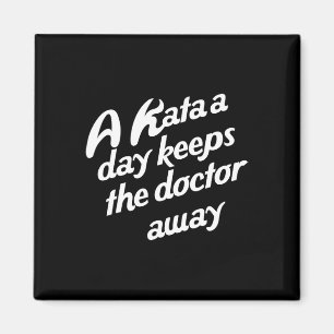 Karate . Traditional Shotokan Karate Dojo Magnet