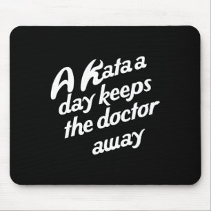 Karate . Traditional Shotokan Karate Dojo Mouse Pad