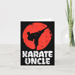 Karate Uncle Fighter Japanese Martial Arts Men Card