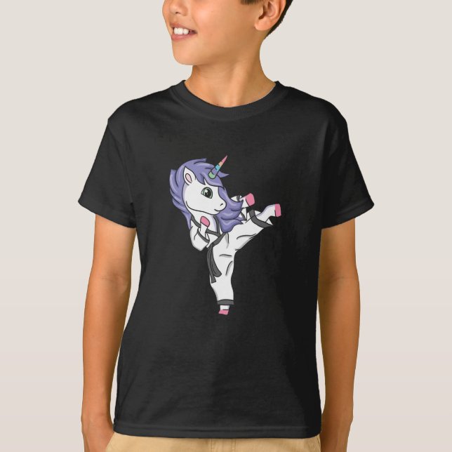 Karate Unicorn - Gift T-Shirt (Front)