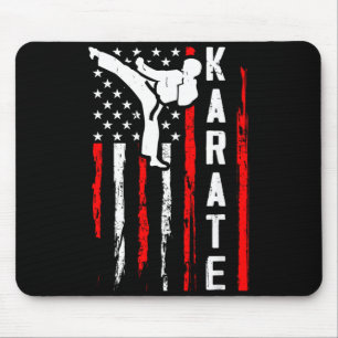 Karate USA American Flag Mouse Pad