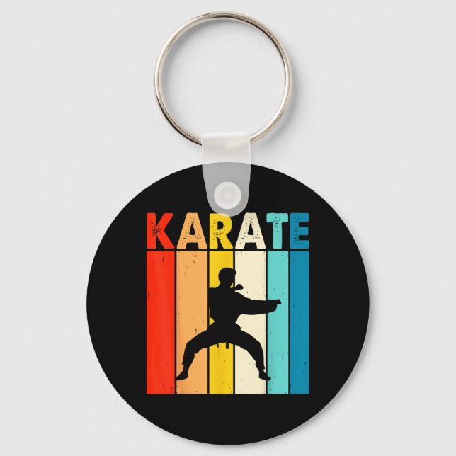Karate Vintage Keychain (Front)
