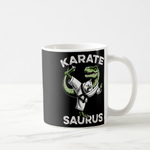 Karatesaurus T-rex Karate Dino Funny Dinosaur Mart Coffee Mug