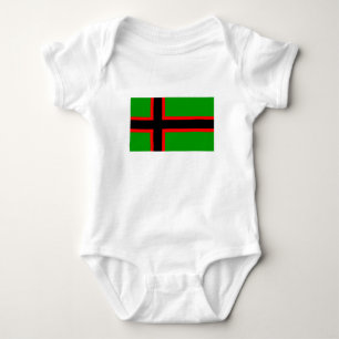 Karelia National Flag Baby Bodysuit