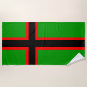 Karelia National Flag Beach Towel