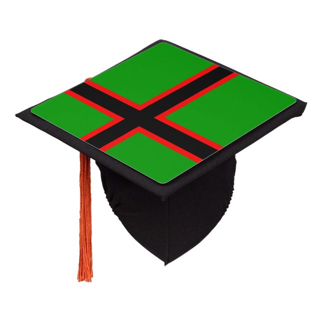 Karelia National Flag Graduation Cap Topper (Angled)