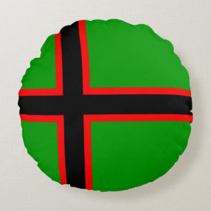 Karelia National Flag Round Pillow