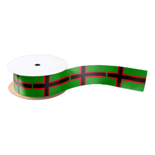 Karelia National Flag Satin Ribbon