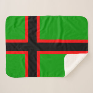 Karelia National Flag Sherpa Blanket