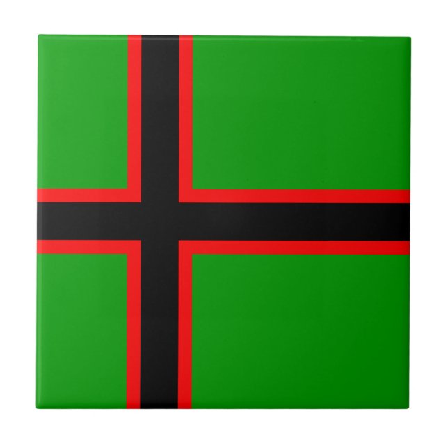 Karelia National Flag Tile (Front)