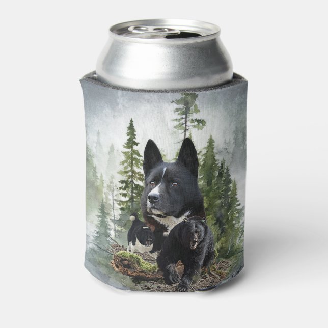 Karelian Bear Dog     Can Cooler (Can Back)