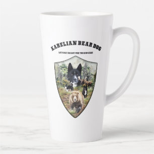 Karelian Bear Dog     Latte Mug