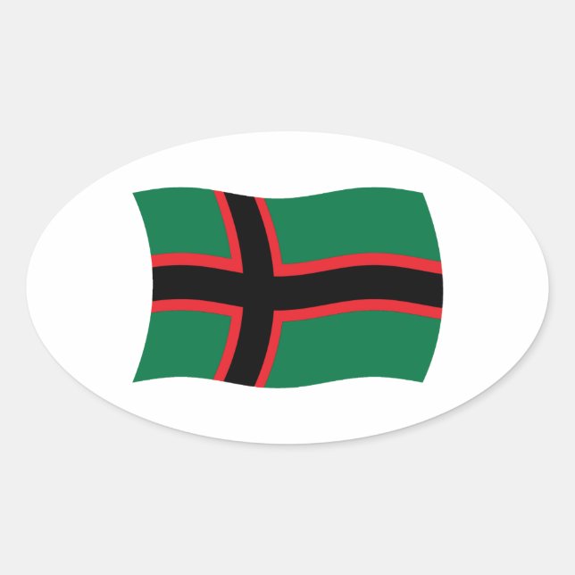 Karelians Flag Sticker (Front)