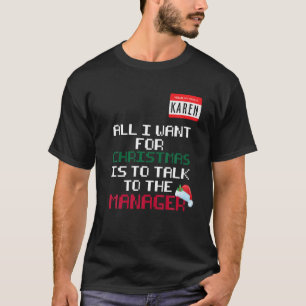 Karen Christmas Costume Sweater Funny X-Mas Holida