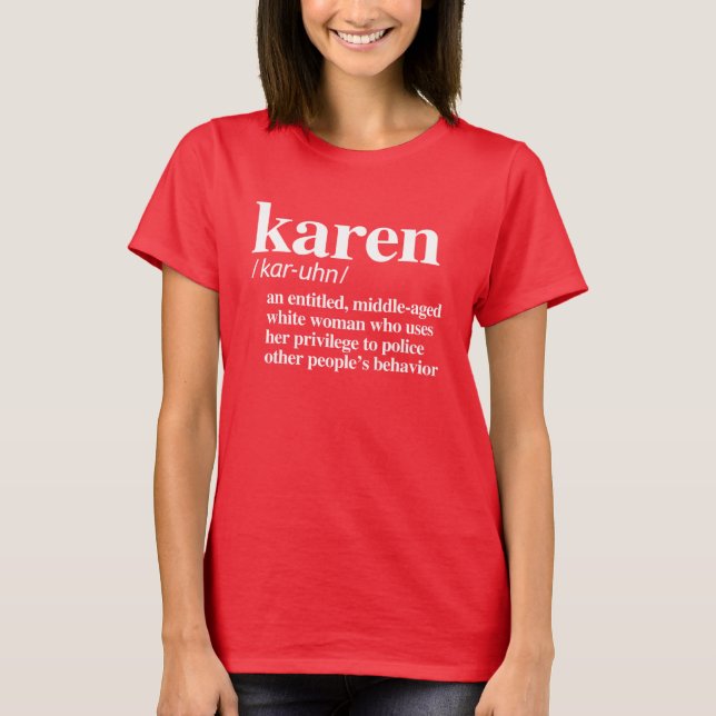 KAREN DEFINITION T-Shirt (Front)