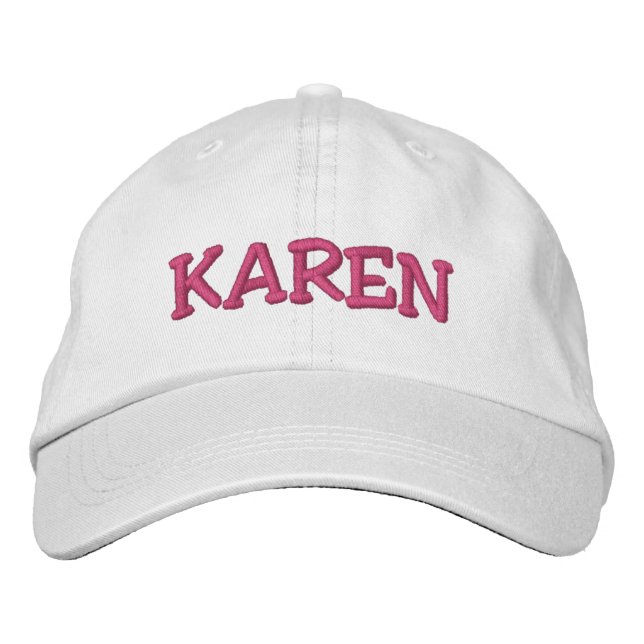 KAREN EMBROIDERED HAT (Front)