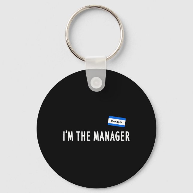 Karen Halloween Costume - I'm The Manager Matching Keychain (Front)
