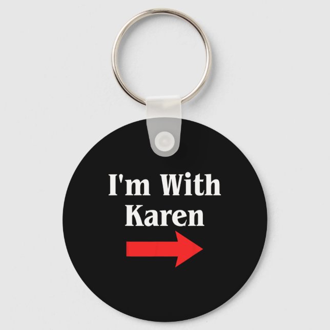 Karen Halloween Costume Keychain (Front)